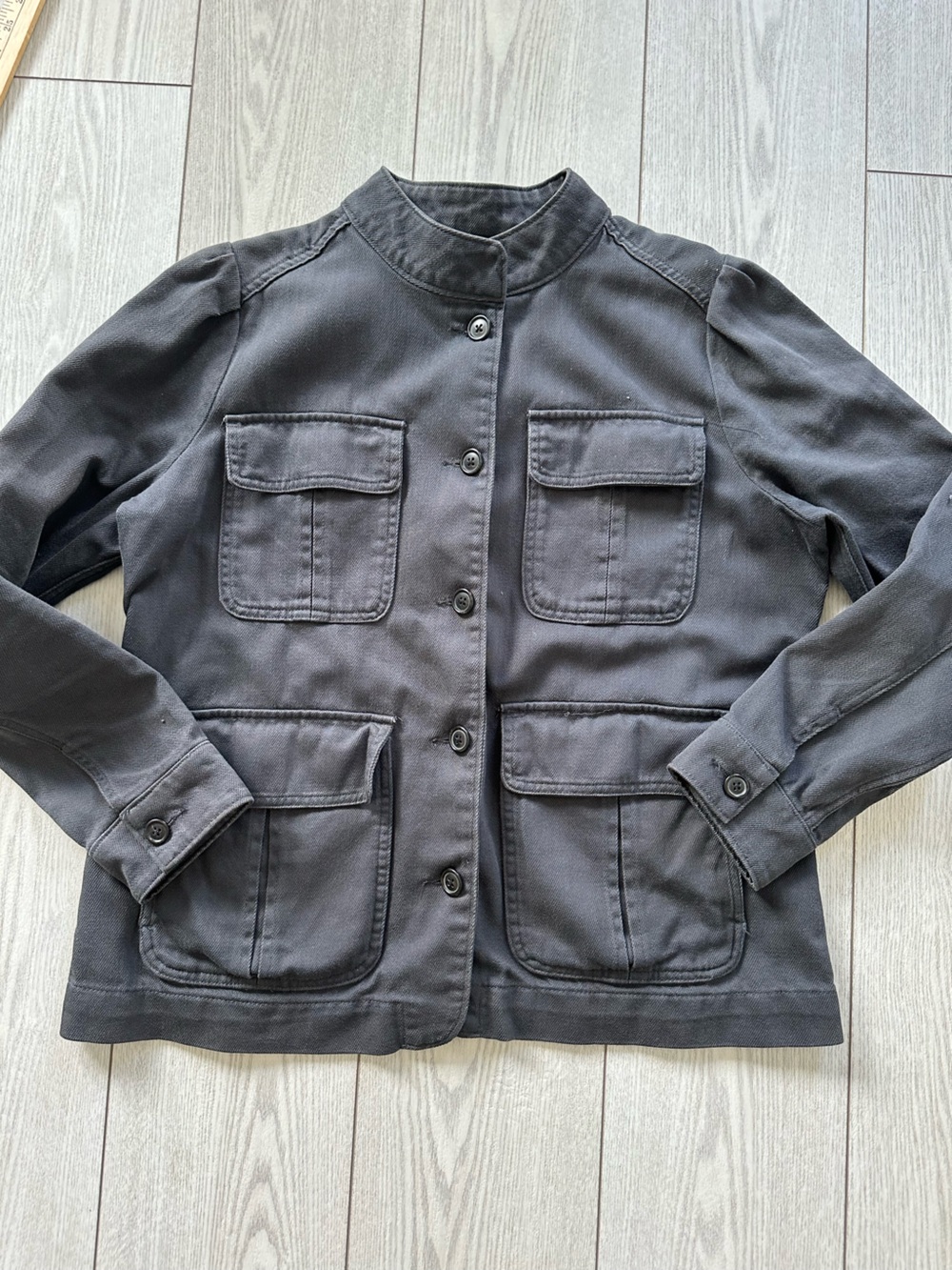 Old Navy Dark Gray Military Field Jacket